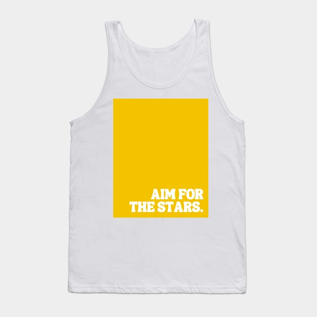 Yellow Aim For The Stars Tank Top by April Twenty Fourth